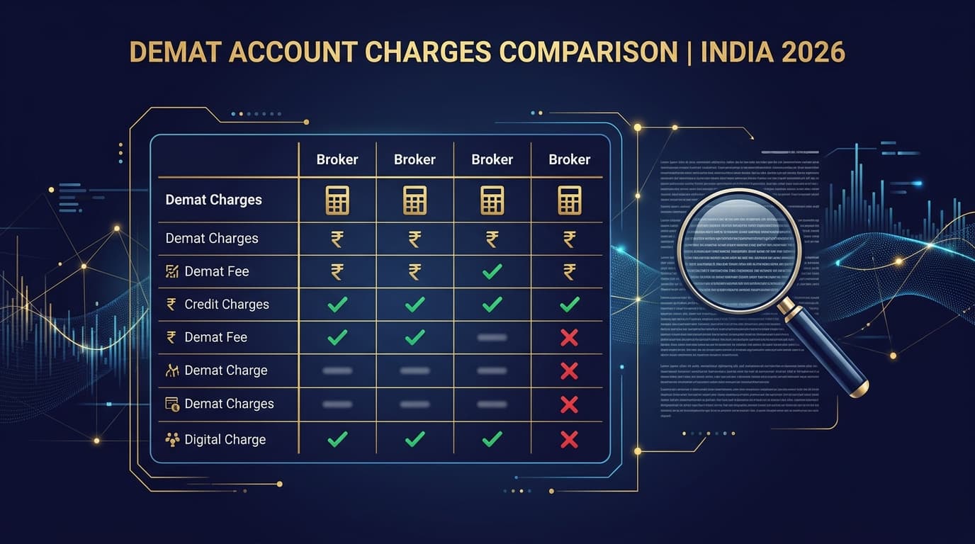 Demat Account Charges Comparison 2026: Full Fee Breakdown